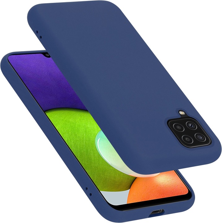Actual product image Cadorabo TPU Liquid Silicone Case Cover (Samsung Galaxy M22, Samsung Galaxy A22, Samsung Galaxy A32)