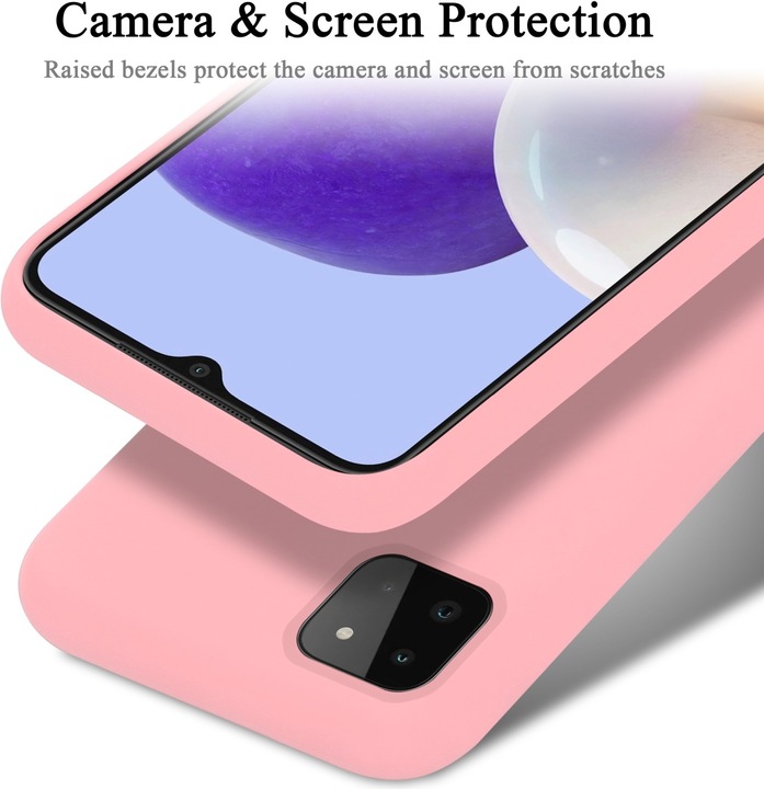 Actual product image Cadorabo TPU Liquid Silicone Case Cover (Samsung Galaxy A22 5G)
