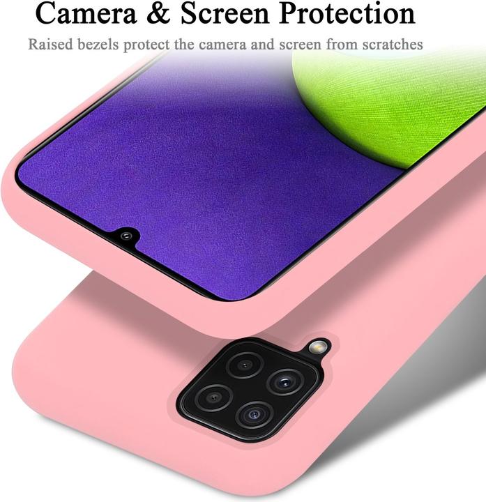 Produktbild Cadorabo TPU Liquid Silicone Case Hülle (Samsung Galaxy M22, Samsung Galaxy A22, Samsung Galaxy A32)