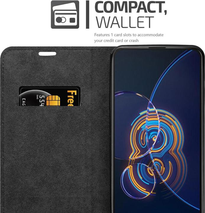 Productafbeelding Cadorabo Boek Invis. Magnetisch deksel (Asus Zenfone 8 Flip)