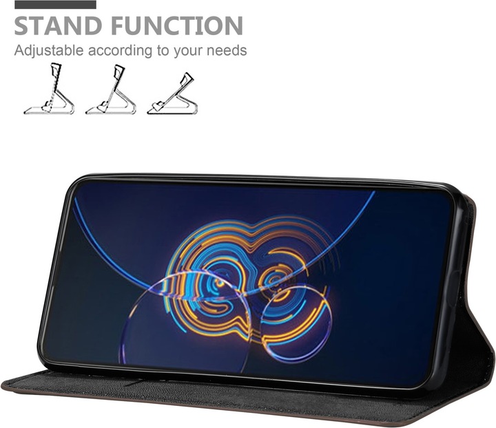 Actual product image Cadorabo Book Invis. Magnet sleeve (Asus Zenfone 8 Flip)