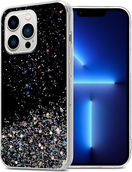 Actual product image Cadorabo TPU cover sparkling glitter (Apple iPhone 13 Pro Max)