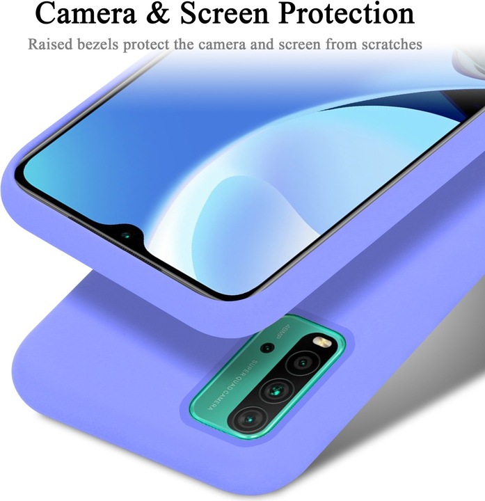 Actual product image Cadorabo TPU Liquid Silicone Case Cover (Xiaomi Redmi 9T, Xiaomi Poco M3)