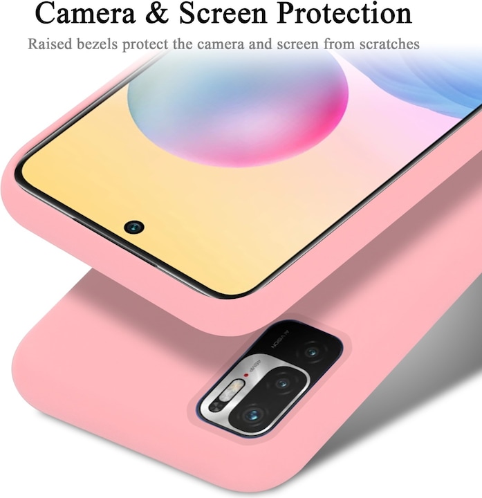 Actual product image Cadorabo TPU Liquid Silicone Case Cover (Xiaomi Redmi Note 10 5G, Xiaomi Poco M3 Pro 5G)
