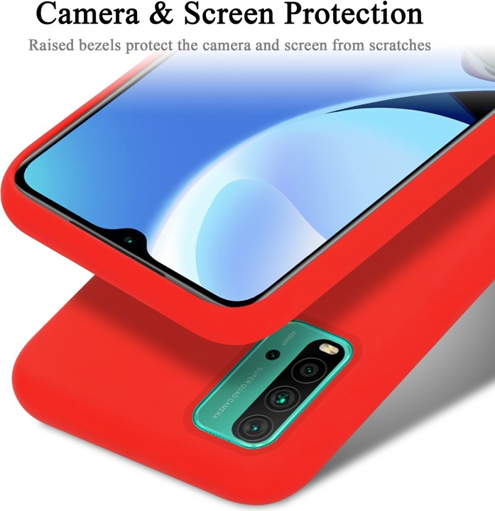 Produktbild Cadorabo TPU Liquid Silicone Case Hülle (Xiaomi Poco M3, Xiaomi Redmi 9T)