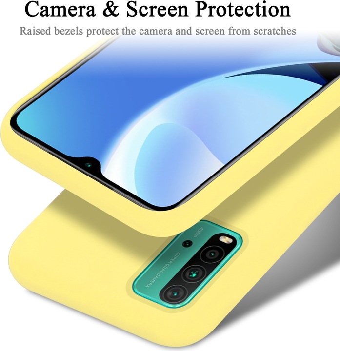 Actual product image Cadorabo TPU Liquid Silicone Case Cover (Xiaomi Redmi 9T, Xiaomi Poco M3)