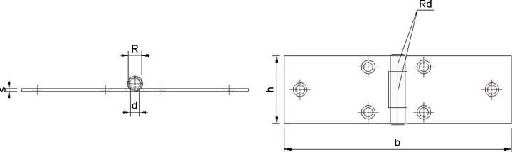 Produktbild Charmag Tischscharniere