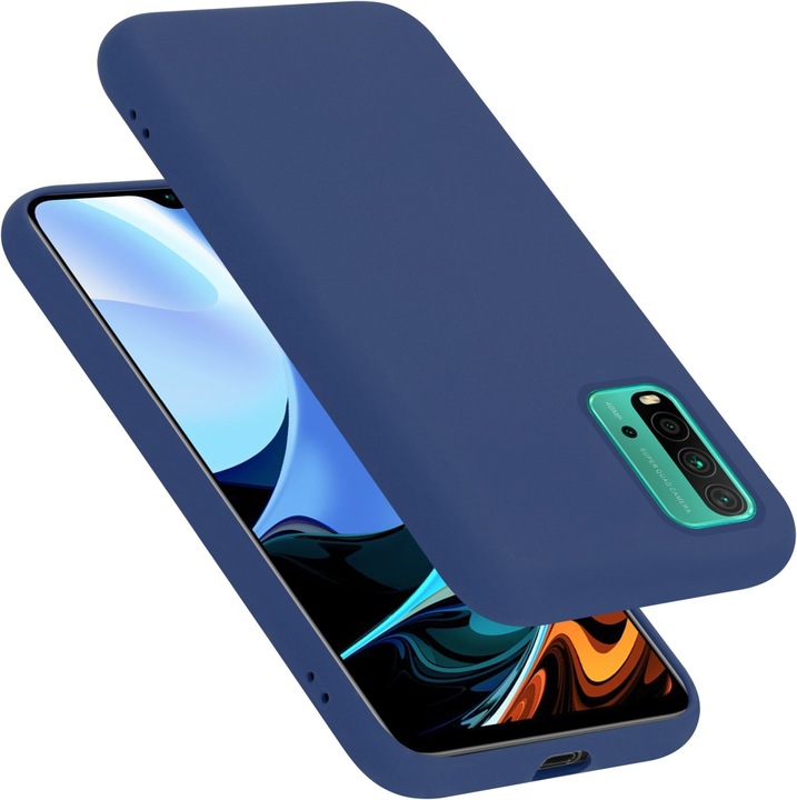 Cadorabo TPU Liquid Silicone Case Cover (Xiaomi Poco M3, Xiaomi Redmi 9T)