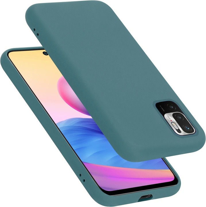 Actual product image Cadorabo TPU Liquid Silicone Case Cover (Xiaomi Poco M3 Pro 5G, Xiaomi Redmi Note 10 5G)