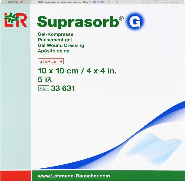 Actual product image Suprasorb G Gel-Kompresse 10x10cm