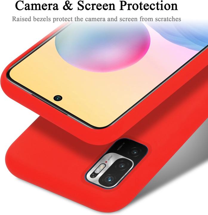 Immagine prodotto Cadorabo Custodia in silicone liquido TPU (Xiaomi Redmi Nota 10 5G, Xiaomi Poco M3 Pro 5G)