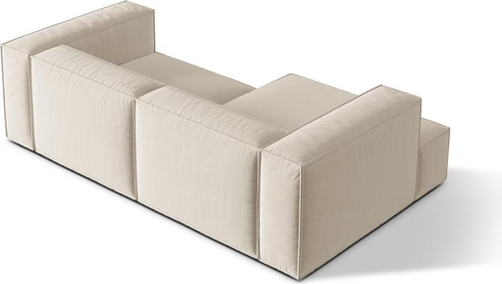 Image du produit Micadoni Canapé D'Angle Gauche Modulaire, "Nuria", 3 Places, 147x252x72 Fabriqué en Europe (Canapé d'angle, Canapé modulaire)