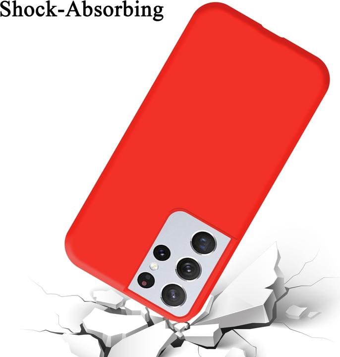 Produktbild Cadorabo TPU Liquid Silicone Case Hülle (Samsung Galaxy S22 Ultra)