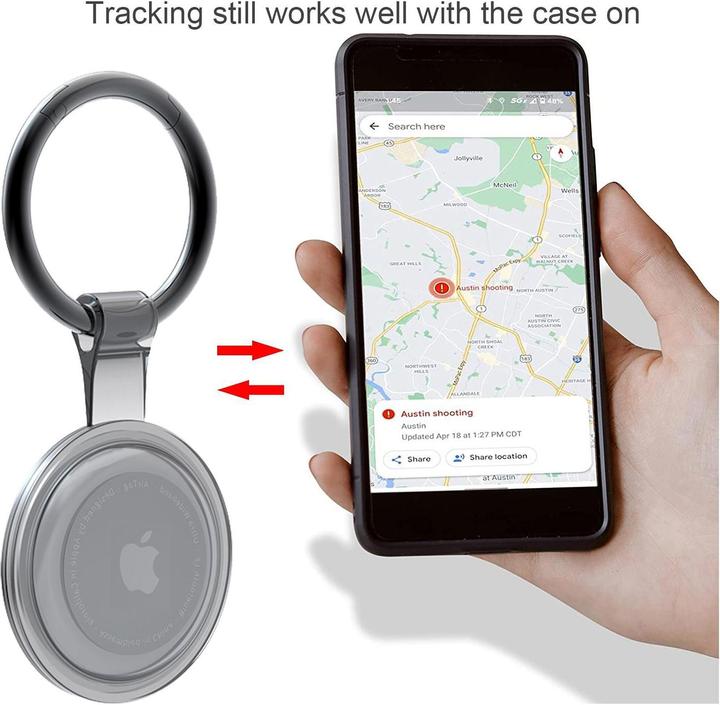 Actual product image Cadorabo TPU Airtag Pendant