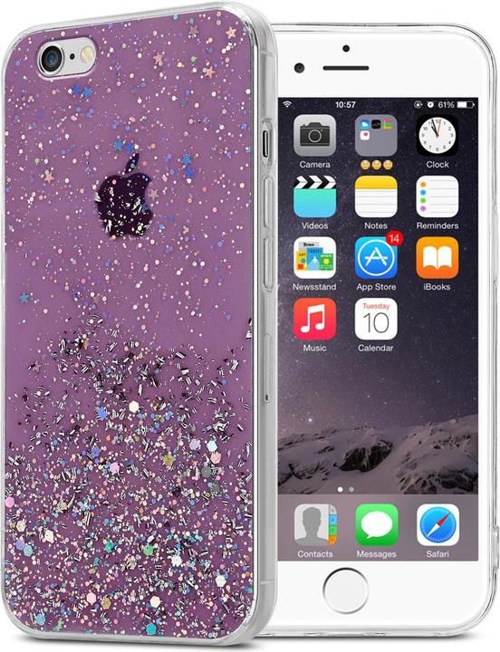 Viola con glitter
