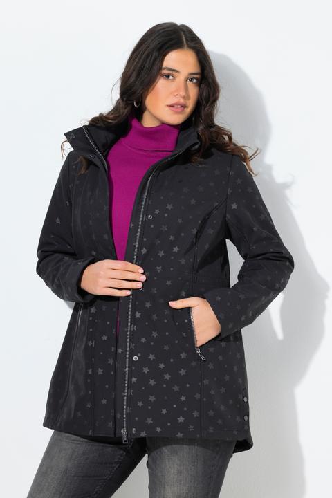 Actual product image Ulla Popken HYPRAR Star Print Softshell Jacket (62)