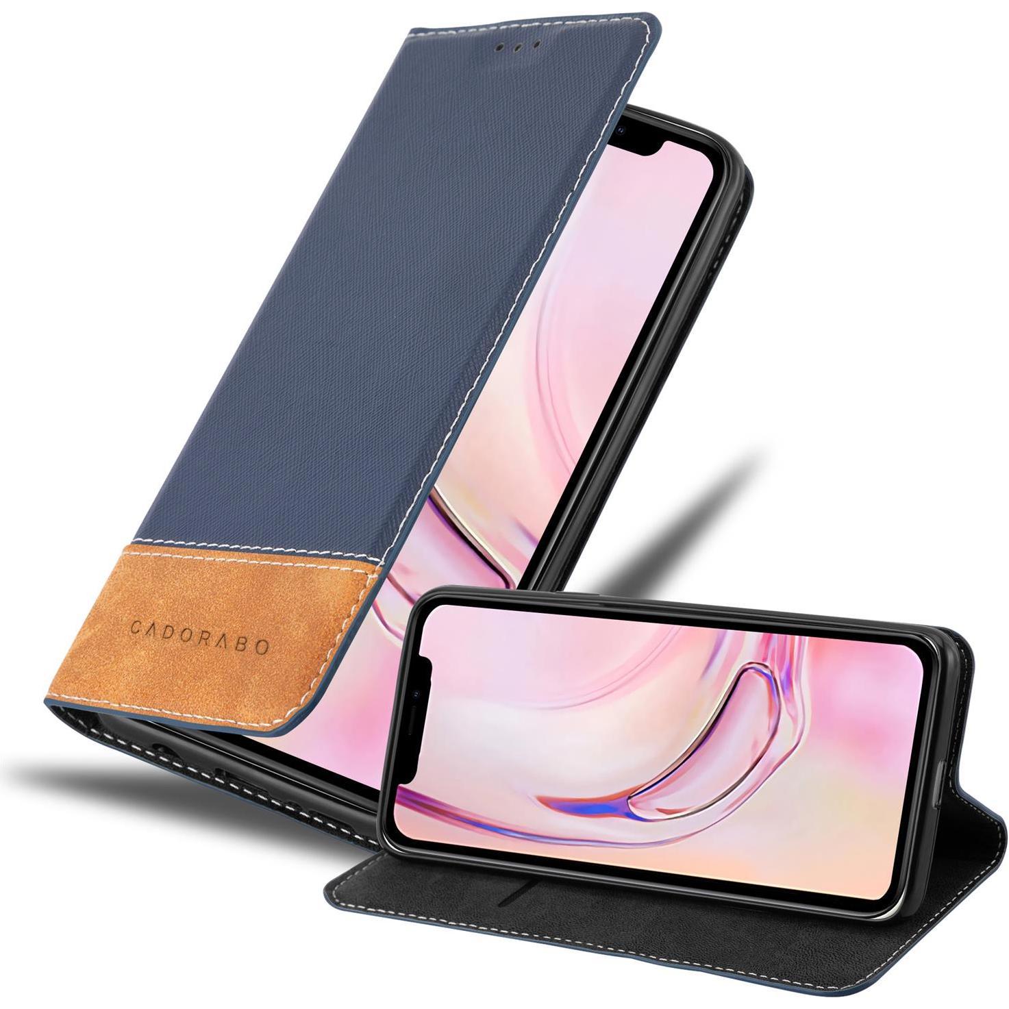 Cadorabo X-Wallet Kunstlederkombi Hülle (Apple iPhone 13 Pro Max), Smartphone Hülle, Blau