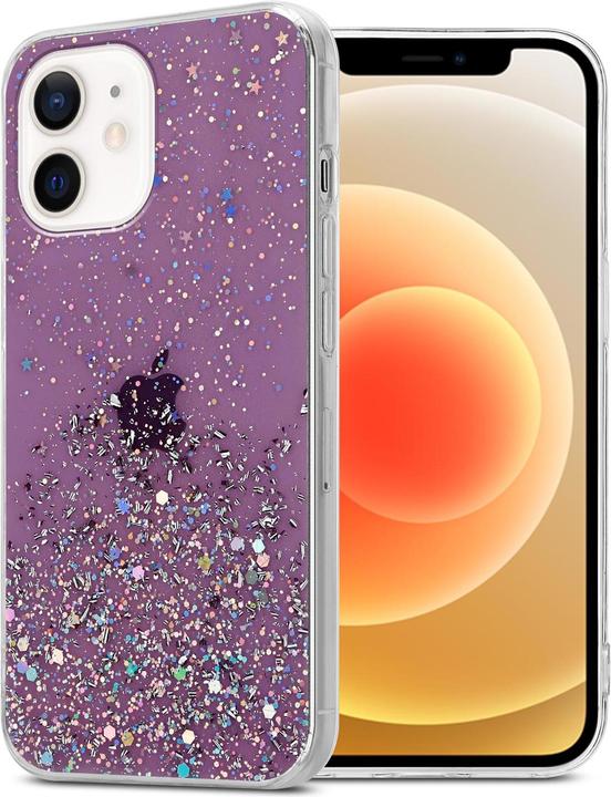 Actual product image Cadorabo TPU cover sparkling glitter (Apple iPhone 12 mini)