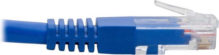 Produktbild Eaton Right-Angle Cat6 Gigabit Molded UTP Ethernet Cable RJ45 Right-Angle M to RJ45m Blue (U/UTP, CAT6, 0.31 m)