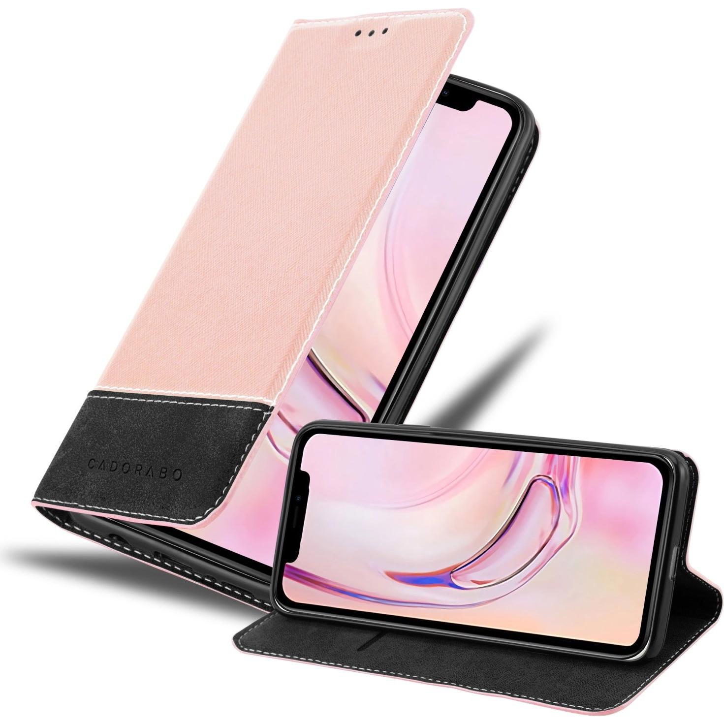 Cadorabo X-Wallet Kunstlederkombi Hülle (Apple iPhone 13 mini), Smartphone Hülle, Rosa