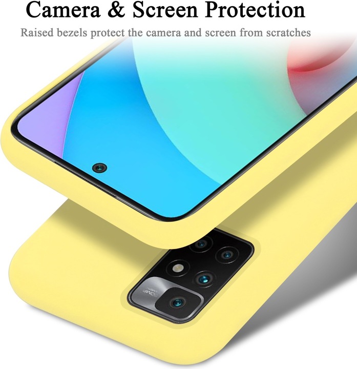 Actual product image Cadorabo TPU Liquid Silicone Case Cover (Xiaomi Redmi 10)