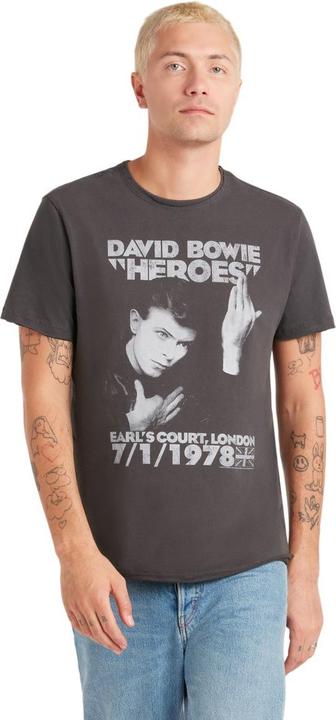Immagine prodotto Amplified Heroes 1978 Maglietta David Bowie Adulto Unisex (S)