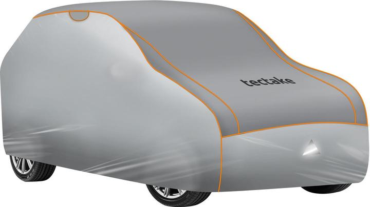 tectake Car Cover - waterproof and breathable, with a 4 mm foam layer