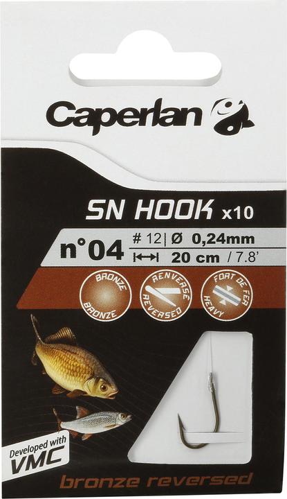 Actual product image Caperlan Leader hook Friedfisch mounted freshwater