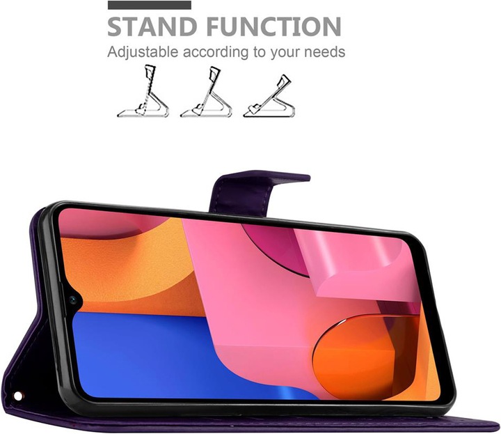 Actual product image Cadorabo Flower Book cover (Samsung Galaxy A21)