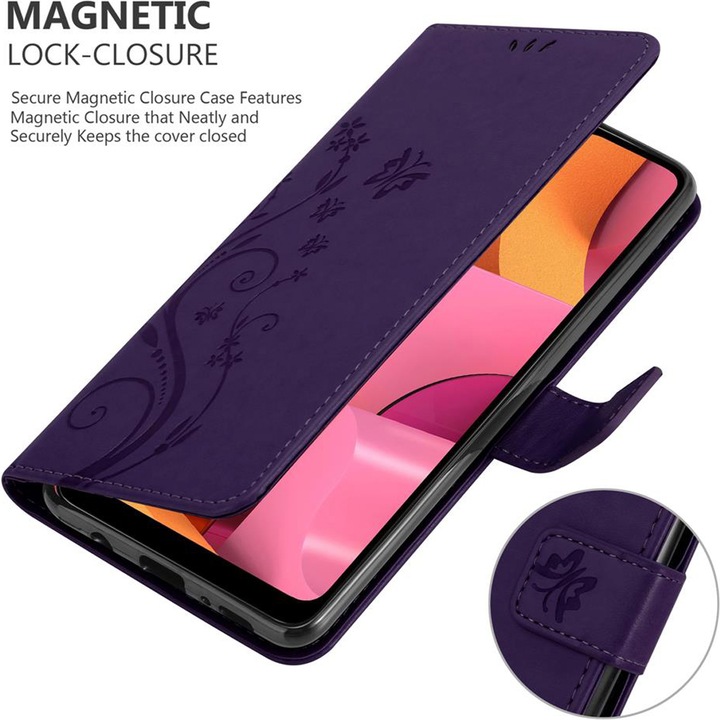 Actual product image Cadorabo Flower Book cover (Samsung Galaxy A21)