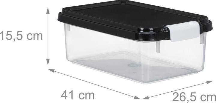 Image du produit Relaxdays 2x boîte de rangement pour aliments pour chiens