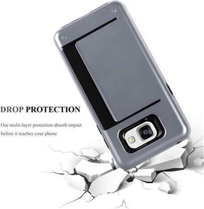 Image du produit Cadorabo Étui de protection hybride avec compartiment pour carte (Samsung Galaxy A5 (2016))