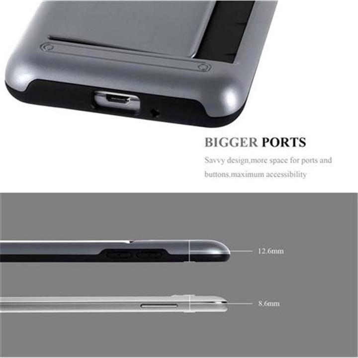 Immagine prodotto Cadorabo Custodia ibrida con tasca per carte di credito (Samsung Galaxy Grand Prime)