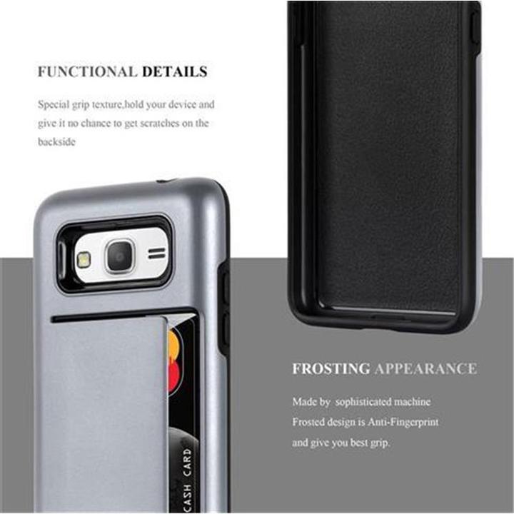 Immagine prodotto Cadorabo Custodia ibrida con tasca per carte di credito (Samsung Galaxy Grand Prime)