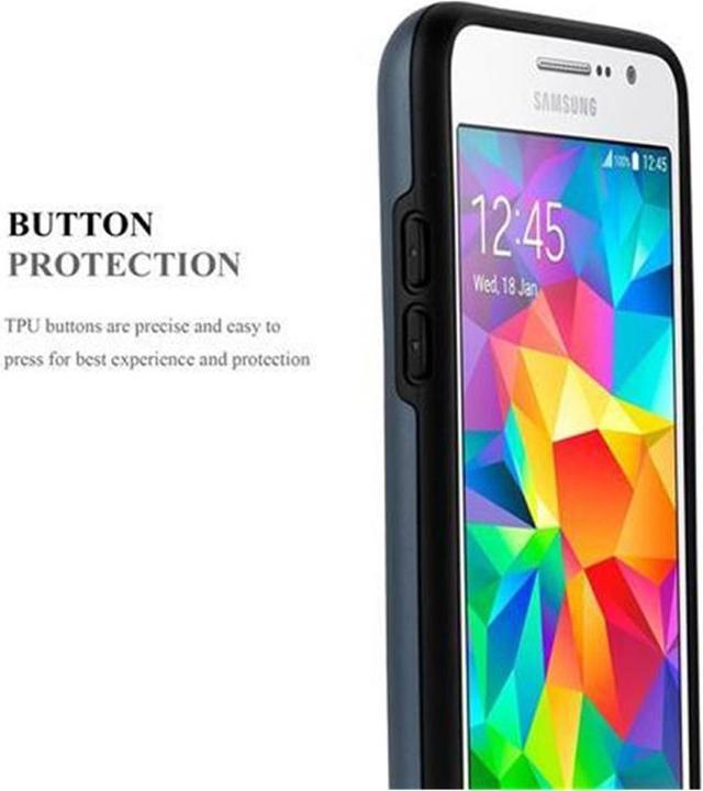 Image du produit Cadorabo Étui de protection hybride avec compartiment pour carte (Samsung Galaxy Grand Prime)