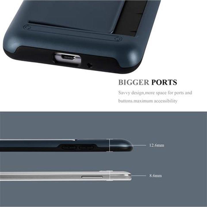 Image du produit Cadorabo Étui de protection hybride avec compartiment pour carte (Samsung Galaxy Grand Prime)