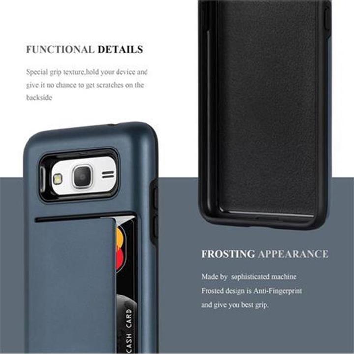 Image du produit Cadorabo Étui de protection hybride avec compartiment pour carte (Samsung Galaxy Grand Prime)