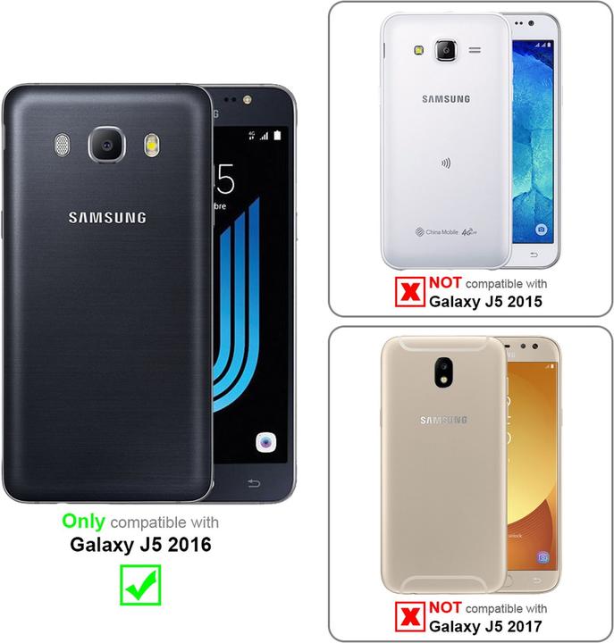 Image du produit Cadorabo Couverture rigide hybride gommée (Samsung Galaxy J5 (2016))