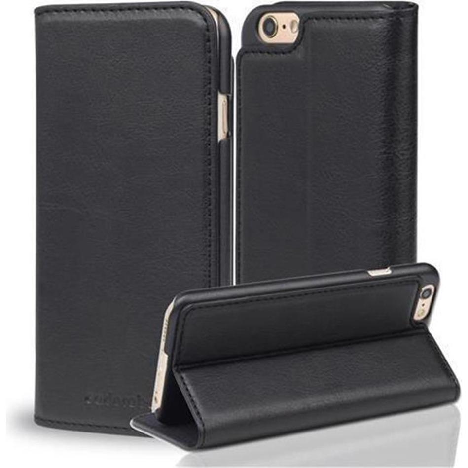 Cadorabo Hülle case cover für Apple iPhone 6 / iPhone 6S (Apple iPhone 6), Smartphone Hülle, Schwarz