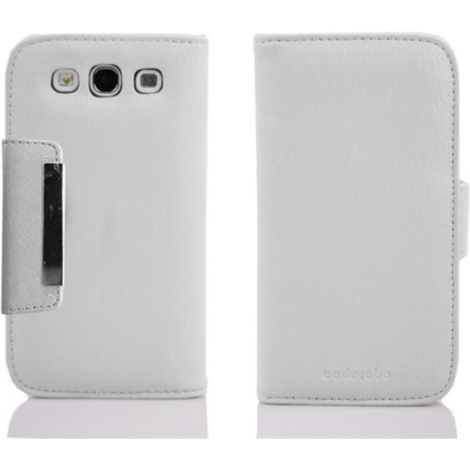 Cadorabo Hülle kompatibel mit Samsung Galaxy S3 / S3 NEO im Book Struktur Style (Samsung Galaxy S3, Samsung Galaxy S3 Ne...