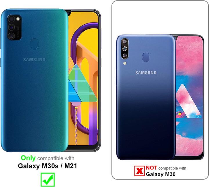 Actual product image Cadorabo Flip like Invis cover (Samsung Galaxy M30s, Samsung Galaxy M21)
