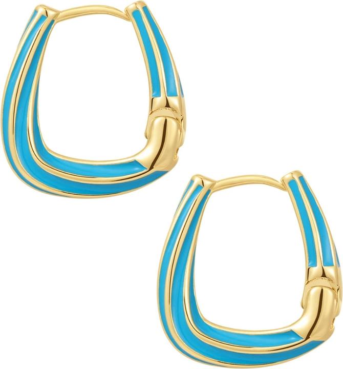 Immagine prodotto Yokoamii Orecchini a cerchio da donna in ottone - 36546 (Ottone)