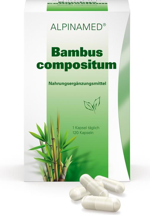 Actual product image Alpinamed Bamboo Compositum (120 Piece, Capsules, 120 g)
