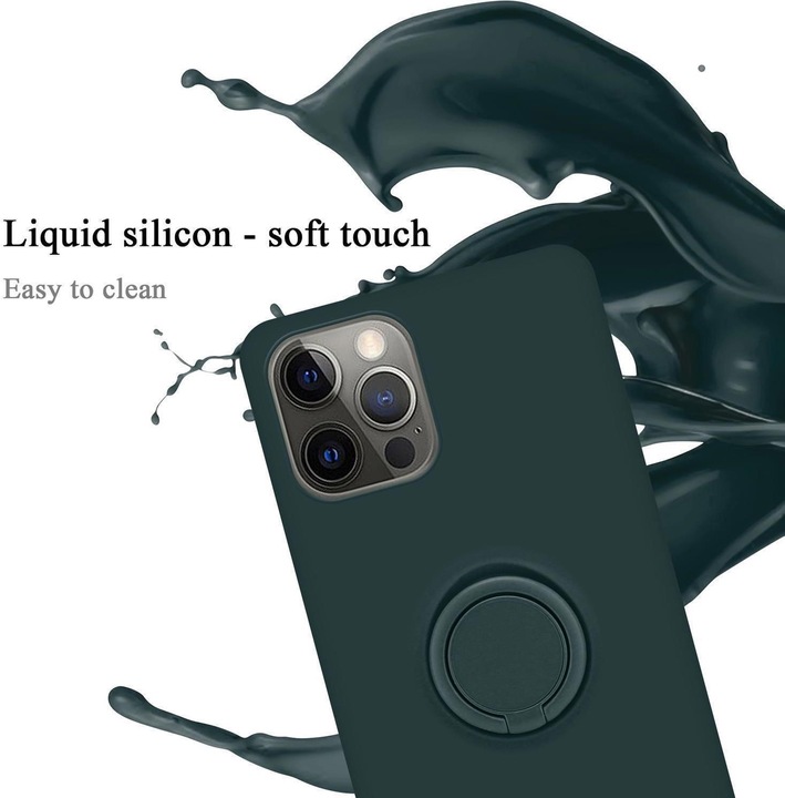 Actual product image Cadorabo TPU Liquid Ring Silicone Case Cover (Apple iPhone 13)
