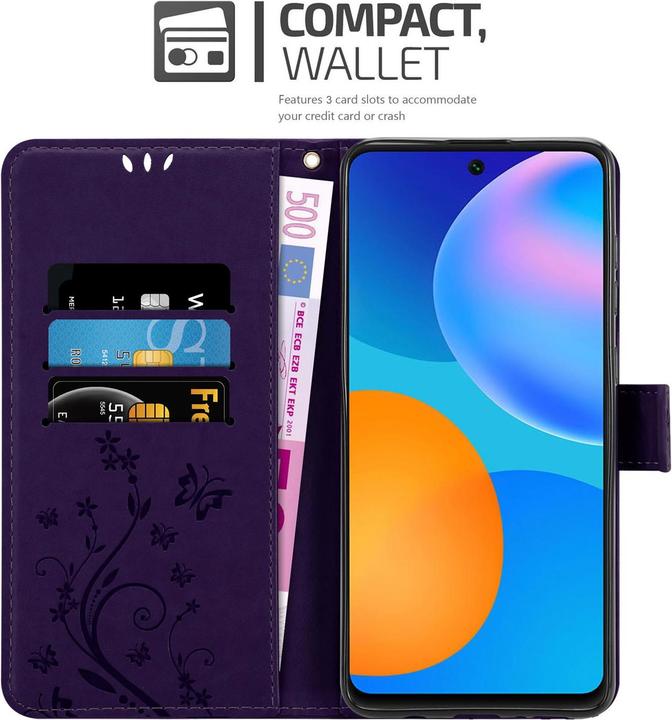 Actual product image Cadorabo Flower Book cover (Huawei P Smart (2021))