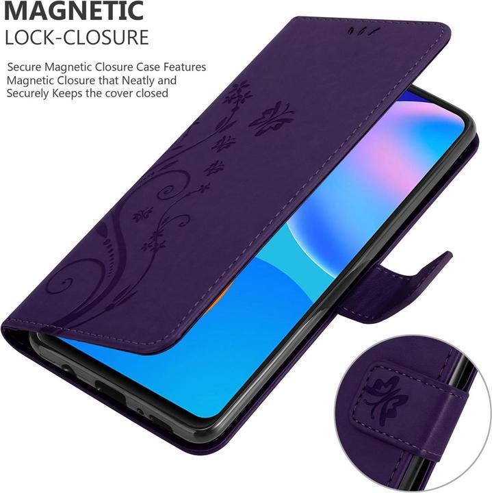 Actual product image Cadorabo Flower Book cover (Huawei P Smart (2021))