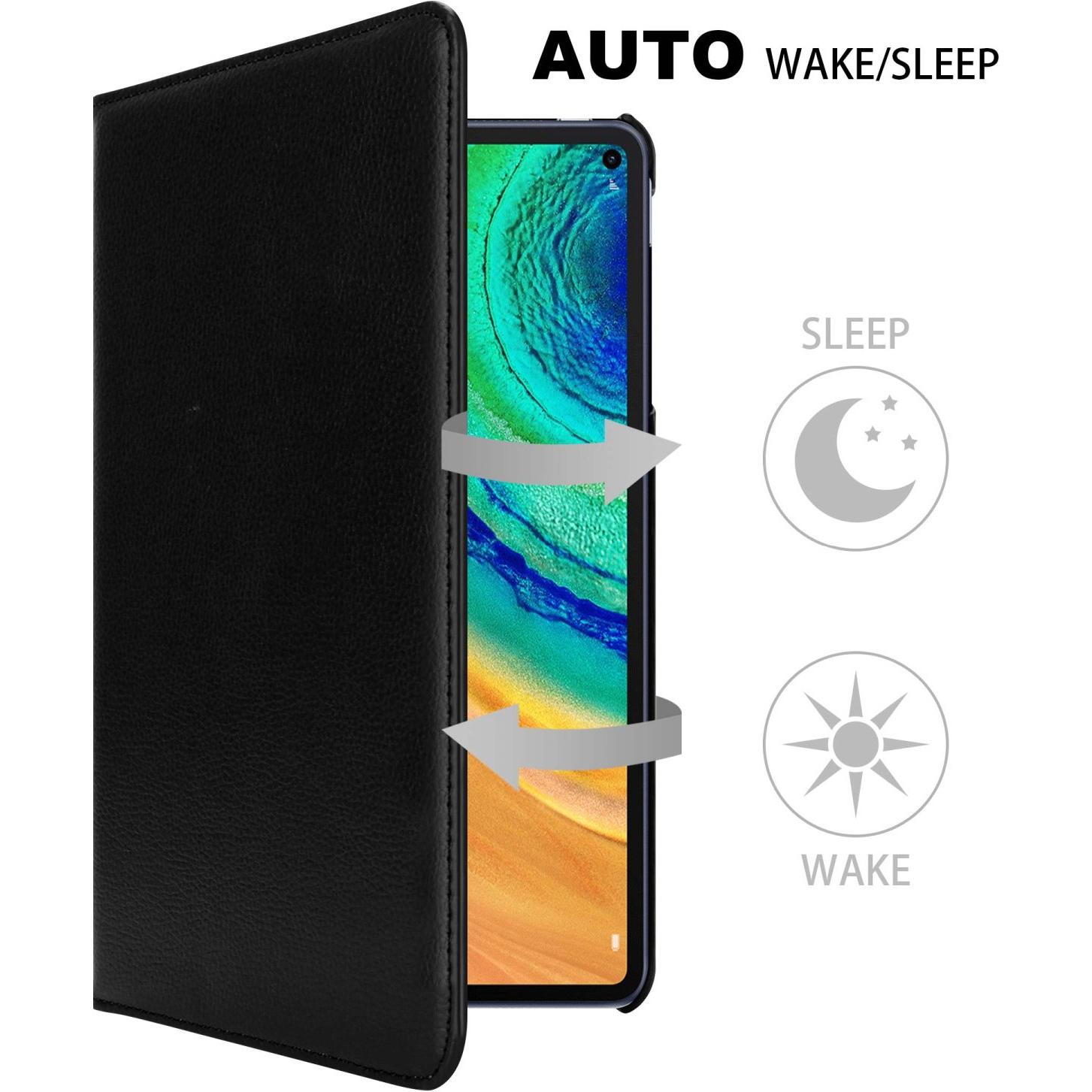 Thumbnail - Cadorabo Tablet Book Gummi (KEIN Wake Up) Hülle (Huawei MatePad Pro 10.8 (2019)), Tablet Hülle, Schwarz