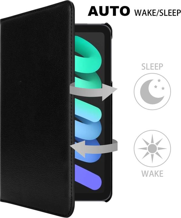 Produktbild Cadorabo Tablet Book Gummi (KEIN Wake Up) Hülle (Apple iPad mini 2021)