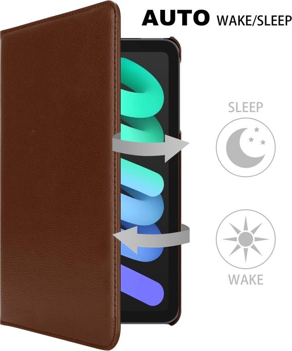 Produktbild Cadorabo Tablet Book Gummi (KEIN Wake Up) Hülle (Apple iPad mini 2021)