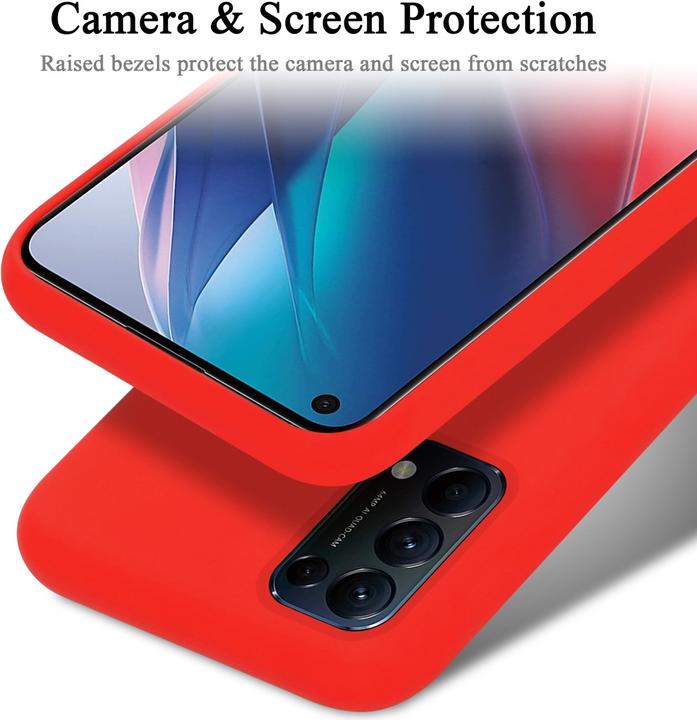 Produktbild Cadorabo TPU Liquid Silicone Case Hülle (Oppo Find X3 Lite)